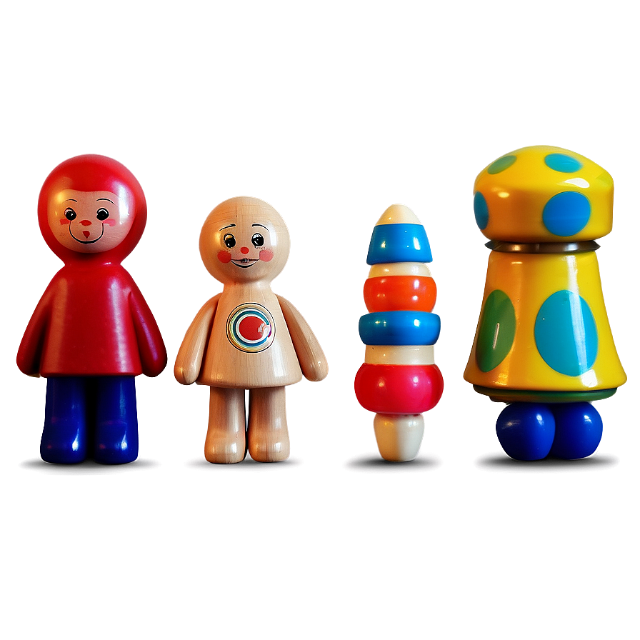 Vintage Toys Png Kwe44 PNG