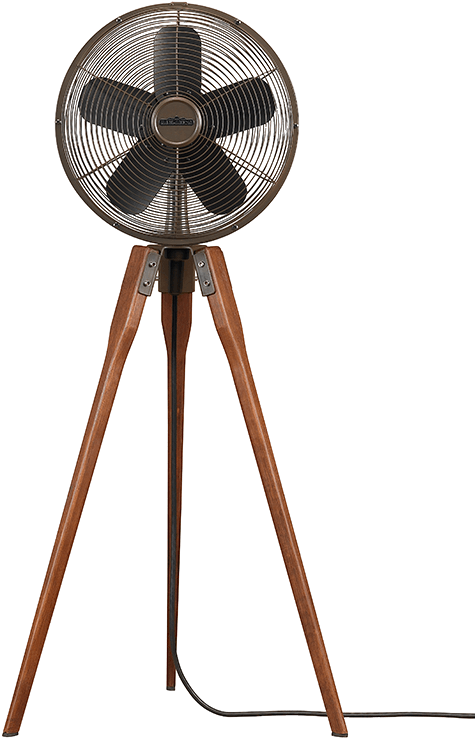 Vintage Tripod Standing Fan PNG