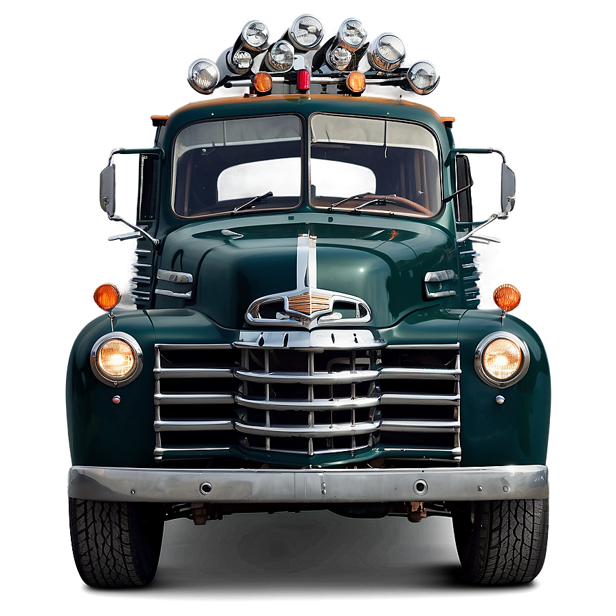 Vintage Truck Front View Png Dcy PNG