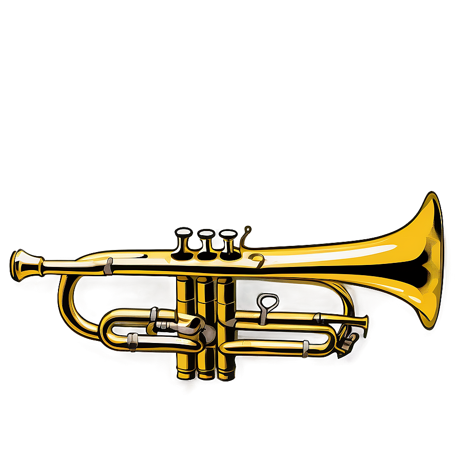 Download Vintage Trumpet Silhouette Png 96 | Wallpapers.com