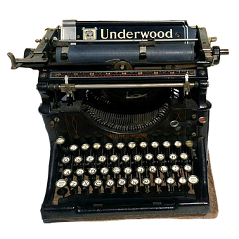 Vintage Underwood Typewriter PNG