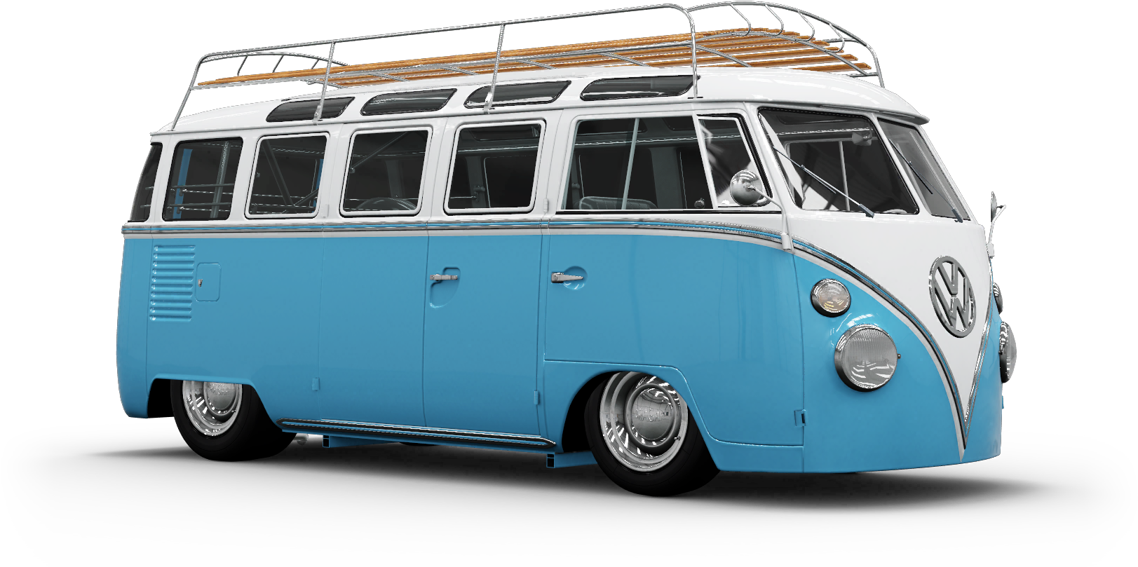 Vintage Volkswagen Bus Hippie Style PNG