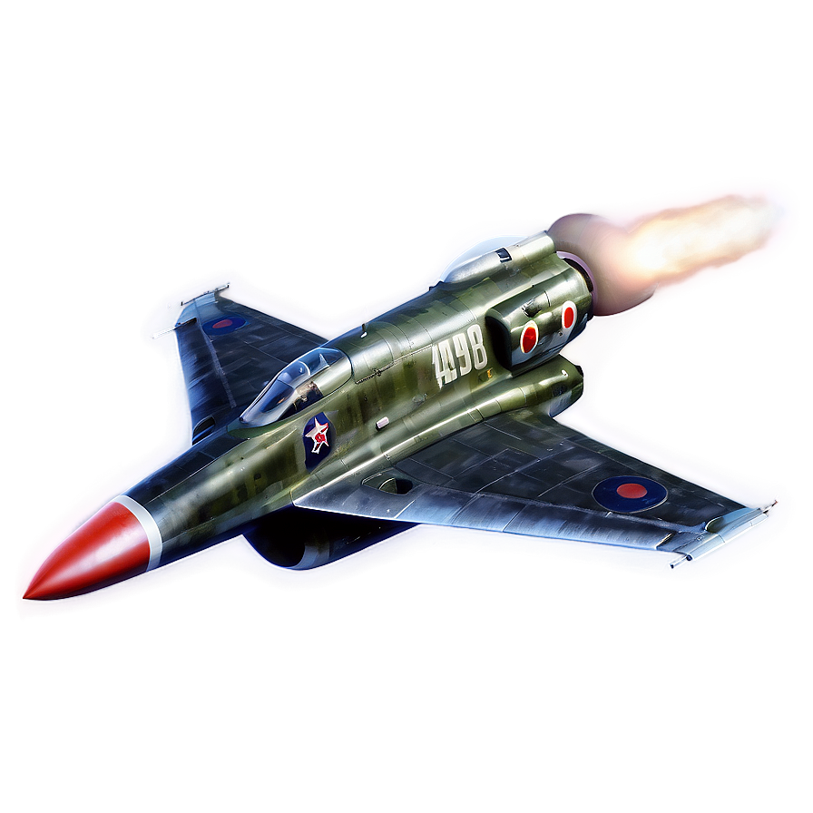 Vintage War Jet Png 3 PNG