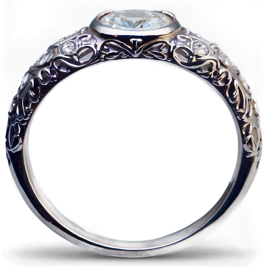 Vintage Wedding Rings Png Mty PNG