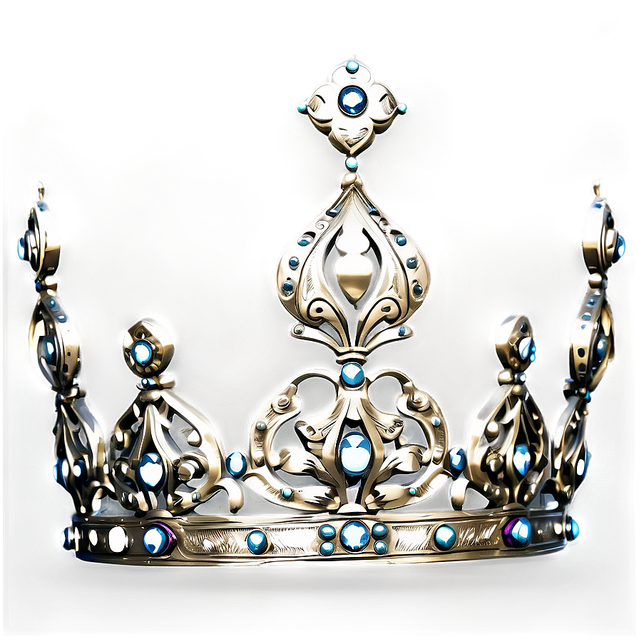 Vintage White Crown Png Kwl PNG