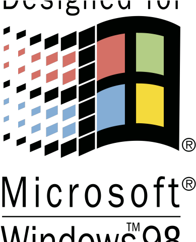 Vintage Windows98 Logo PNG