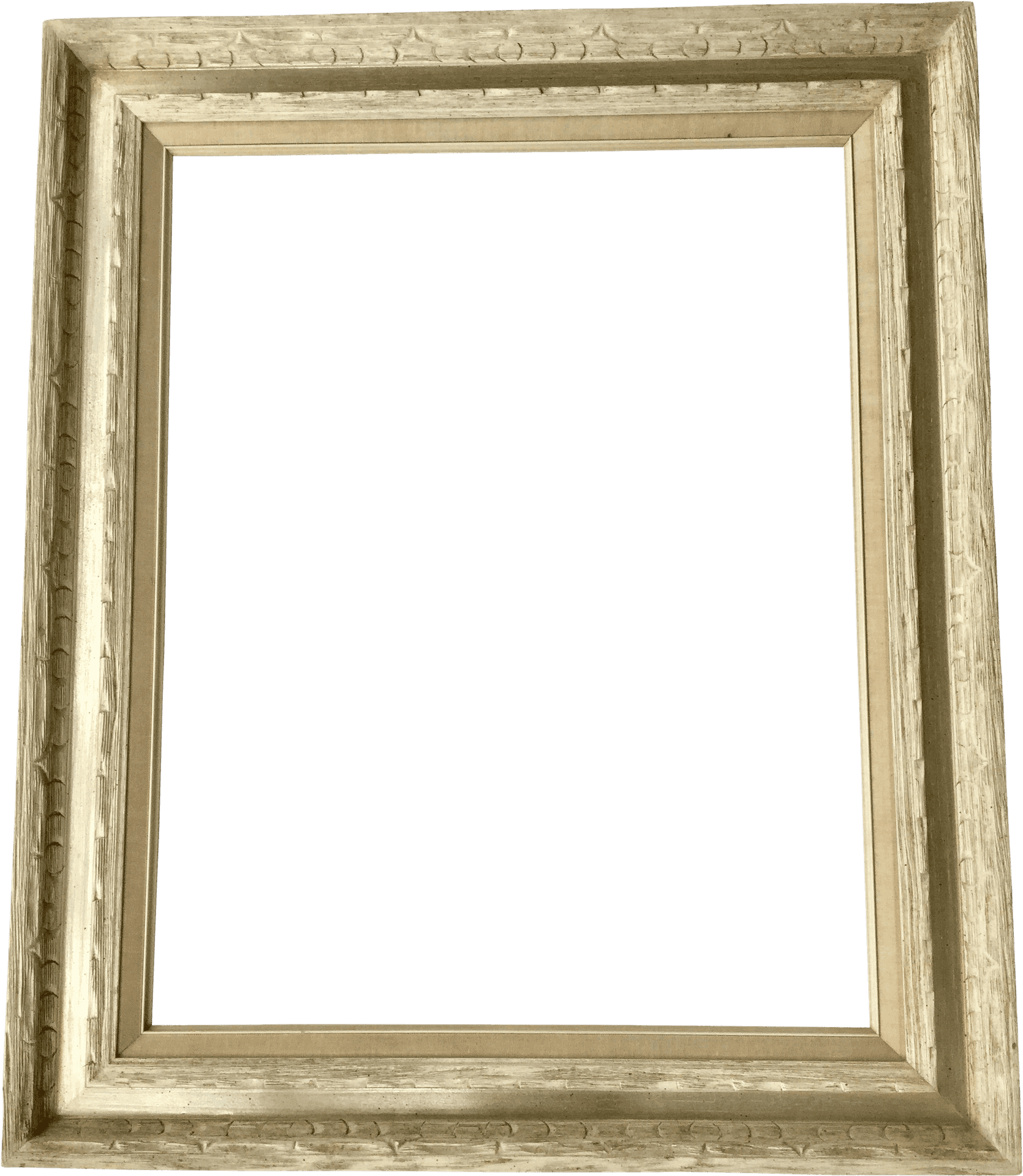 Vintage Wooden Frame Texture PNG