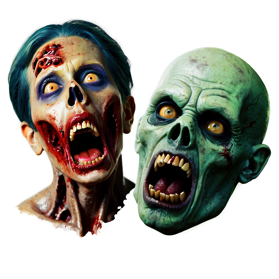 Download Vintage Zombie Movie Poster Png Jfg | Wallpapers.com