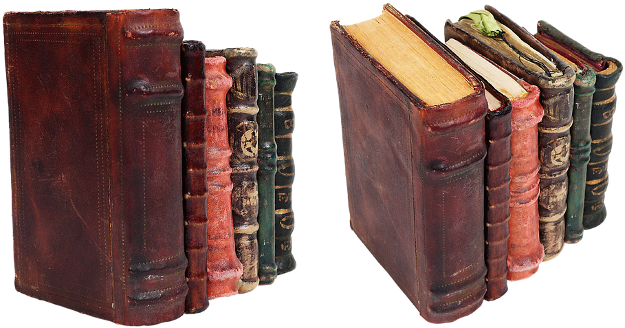 Vintage_ Book_ Collection_ P N G PNG