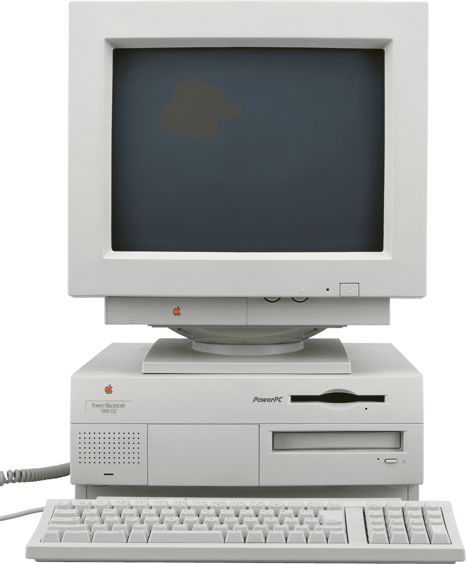 Vintage_ Power_ Macintosh_ Setup PNG