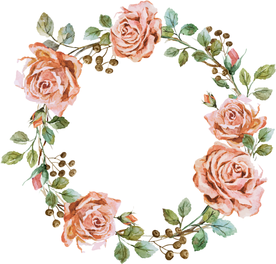 Vintage_ Rose_ Wreath_ Illustration.png PNG