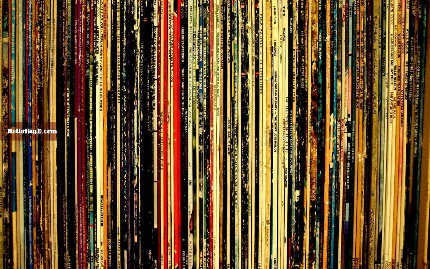 Many Vinyl Record Wallpaper