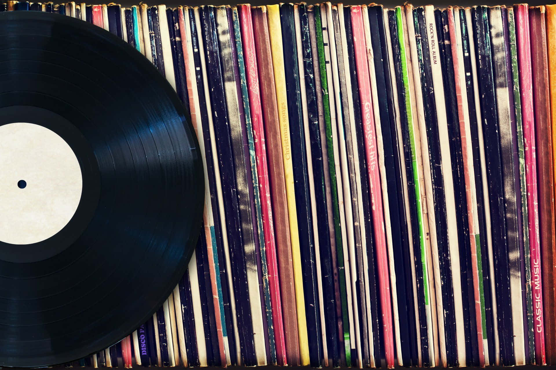 Enjoying A Vinyl Record Wallpaper
