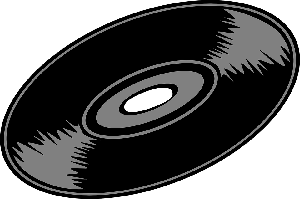 Vinyl Record Vector Illustration PNG