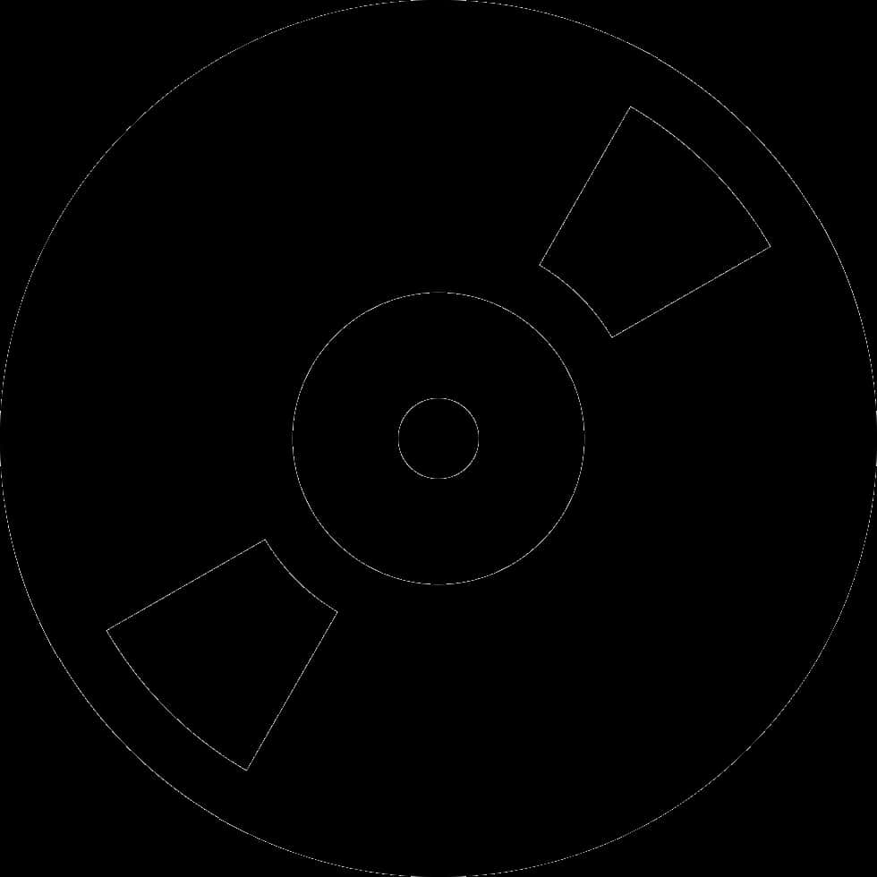 Vinyl_ Record_ Silhouette_ Vector PNG