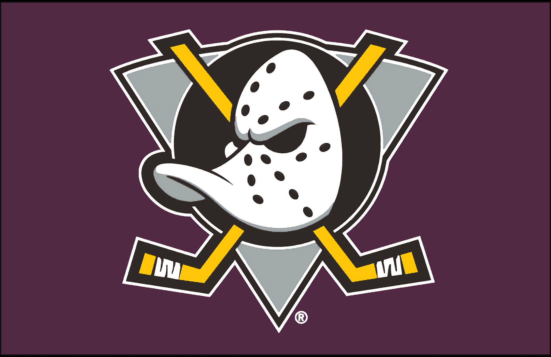 Violet Aesthetic Anaheim Ducks Symbol