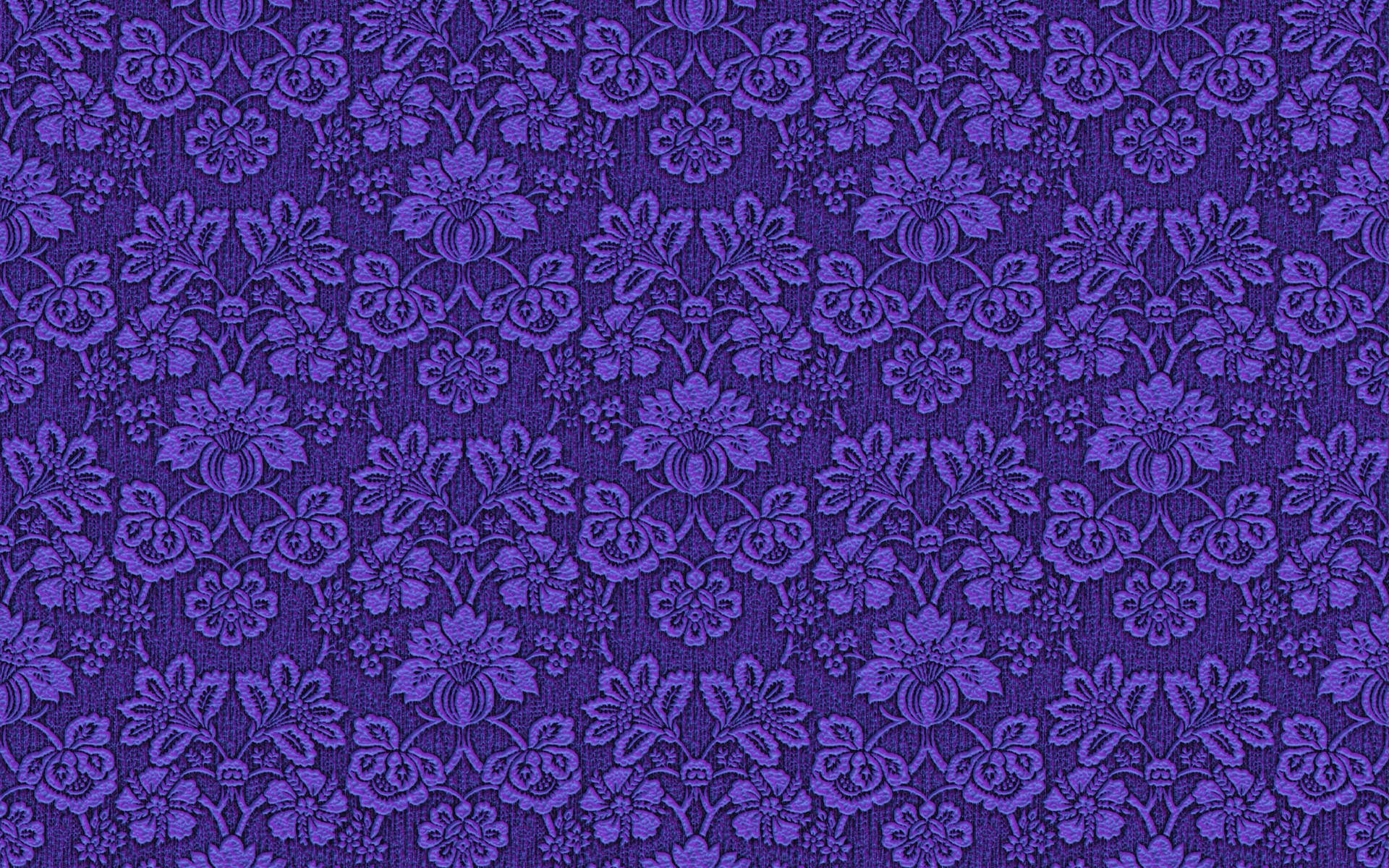 Violet Aesthetic Floral Fabric Wallpaper
