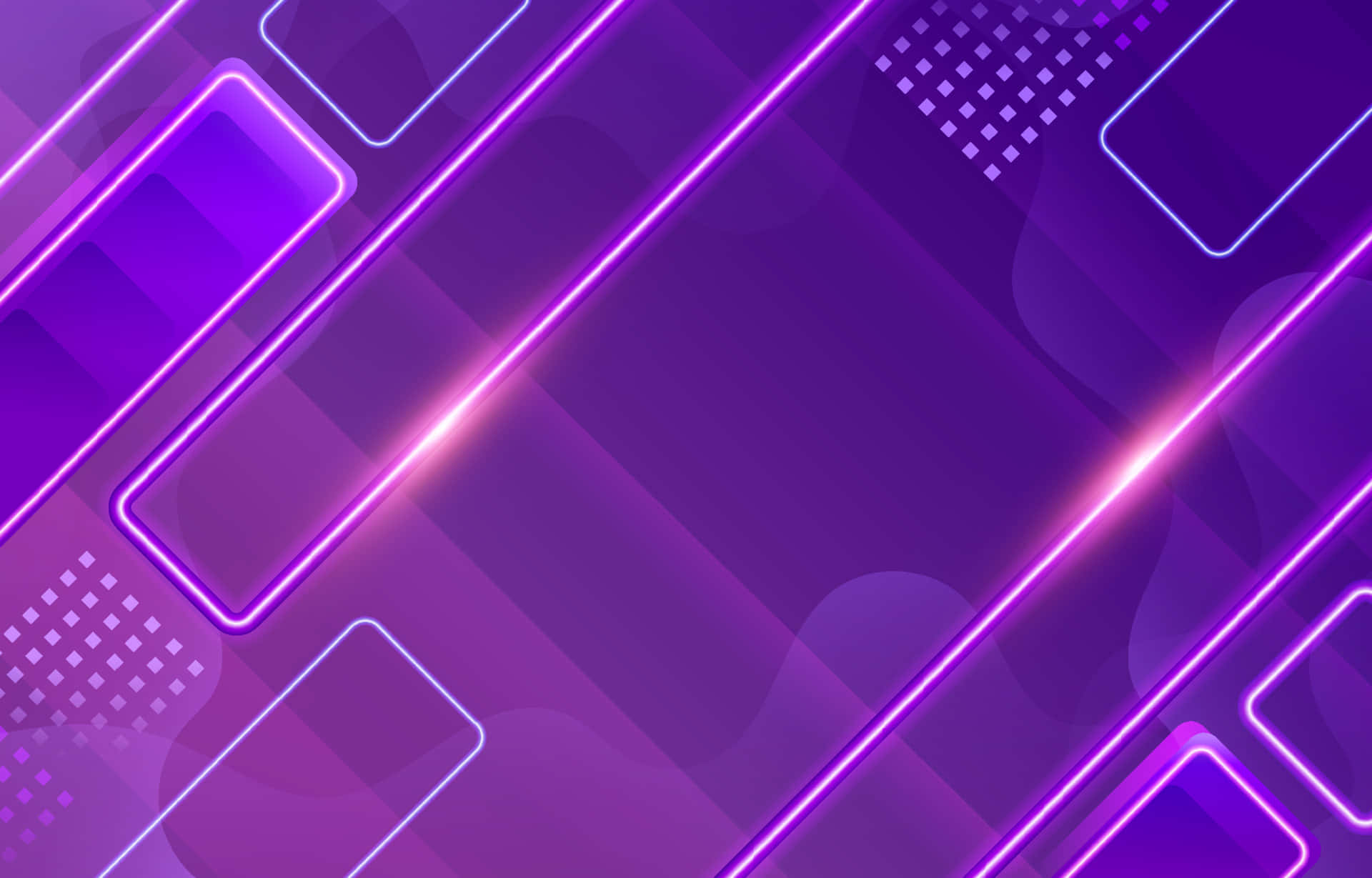 purple neon background with lines and squares
