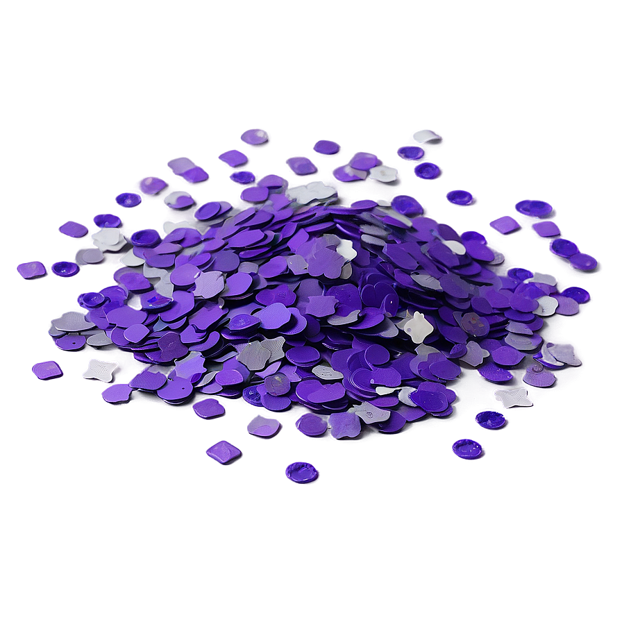 Violet Confetti Png 04292024 PNG