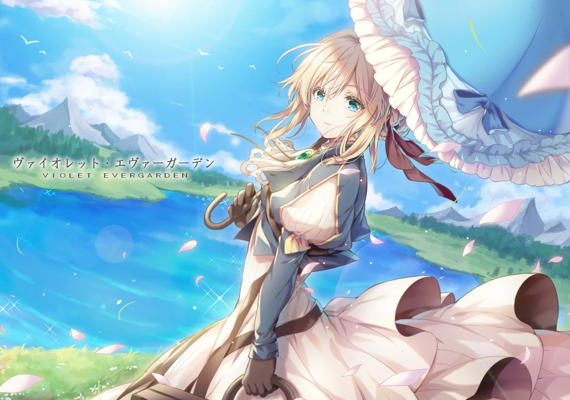 Violet Evergarden, the Auto Memory Doll living in the world of letters