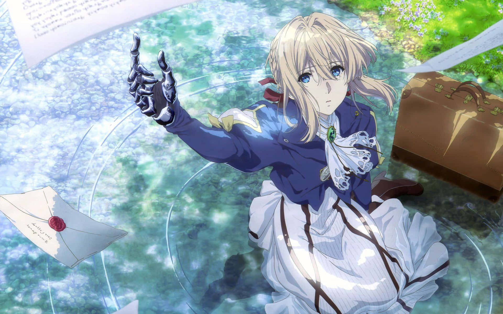 Inspiring view of the world of Violet Evergarden