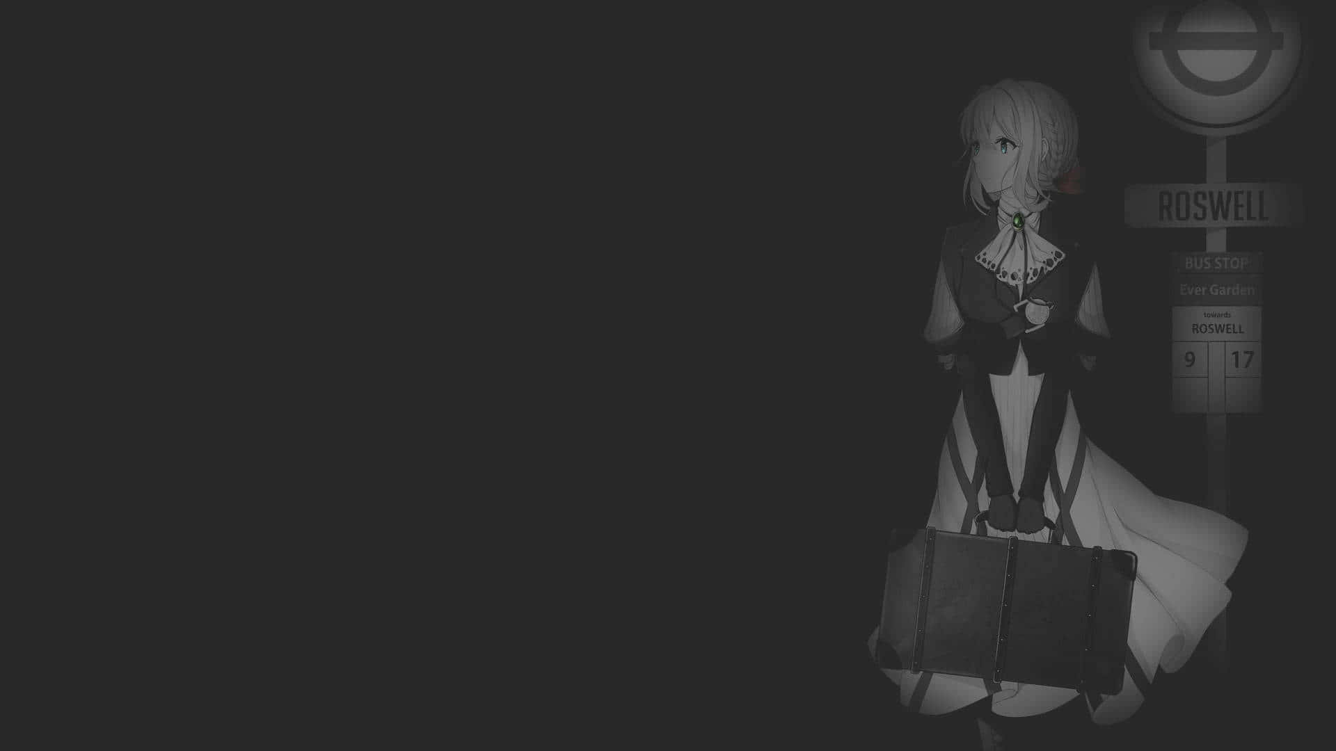 Violetevergarden Estética Oscura Anime. Fondo de pantalla