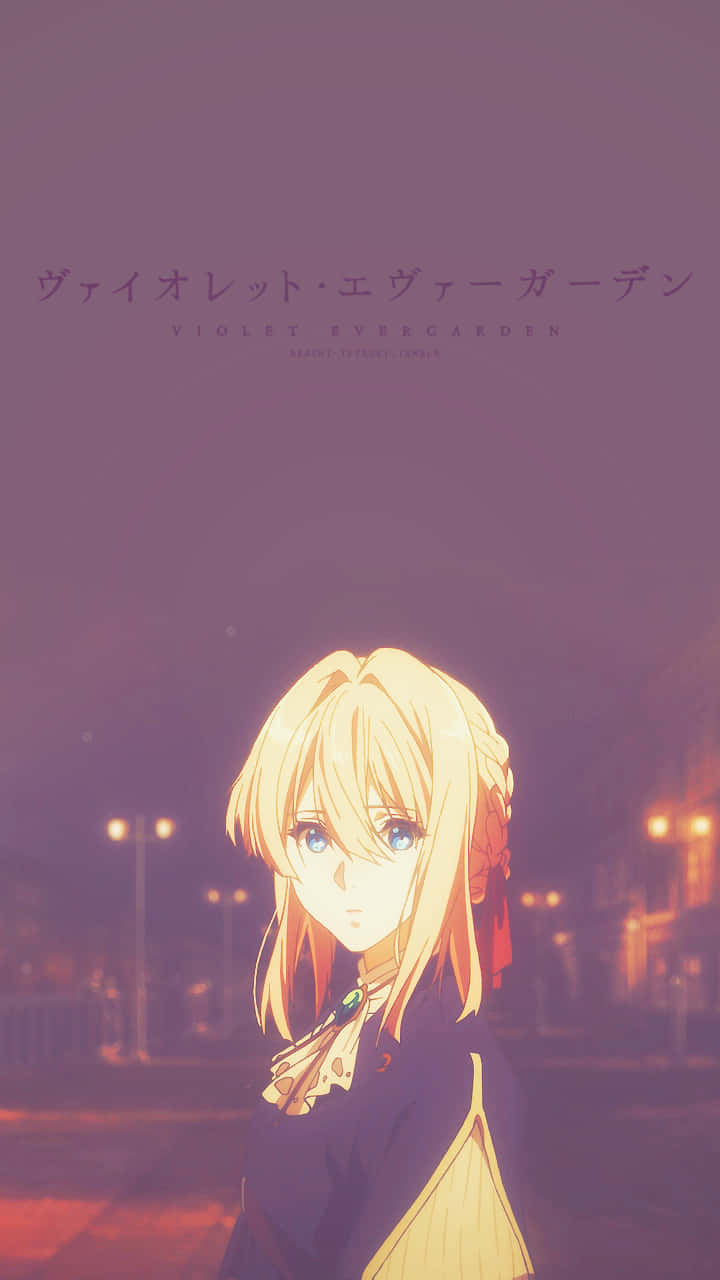 Colorful images from the beloved anime "Violet Evergarden". Wallpaper
