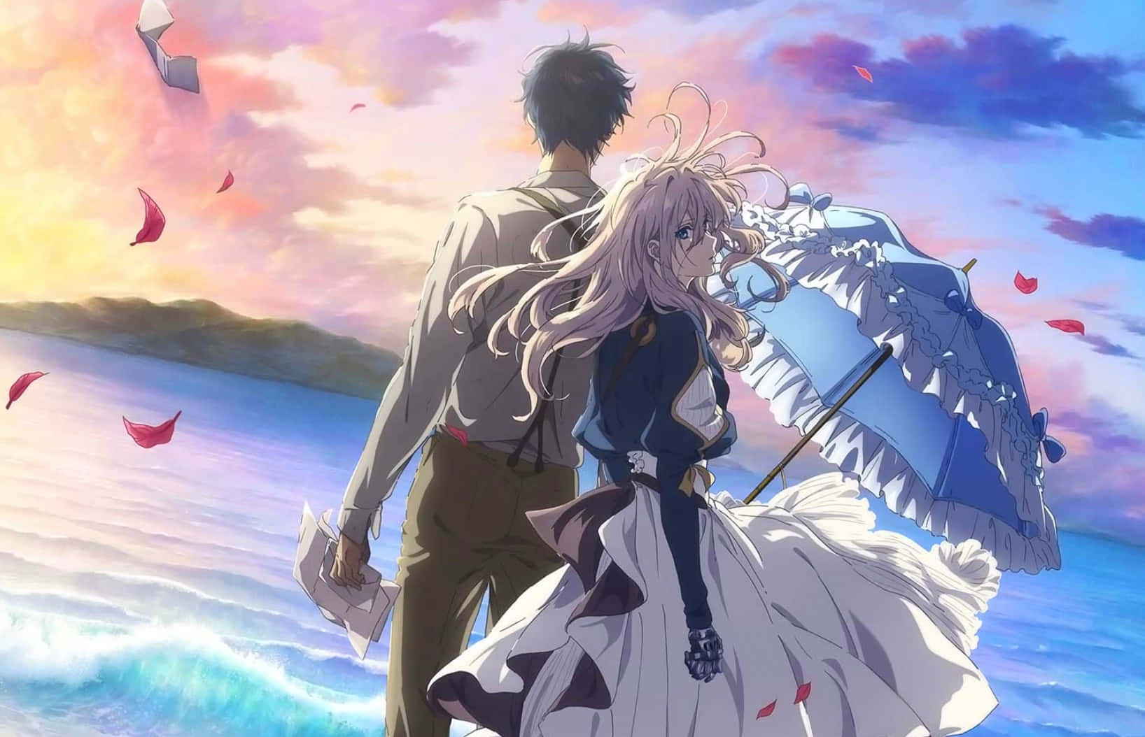 Violet Evergarden And Gilbert From The Movie Picture