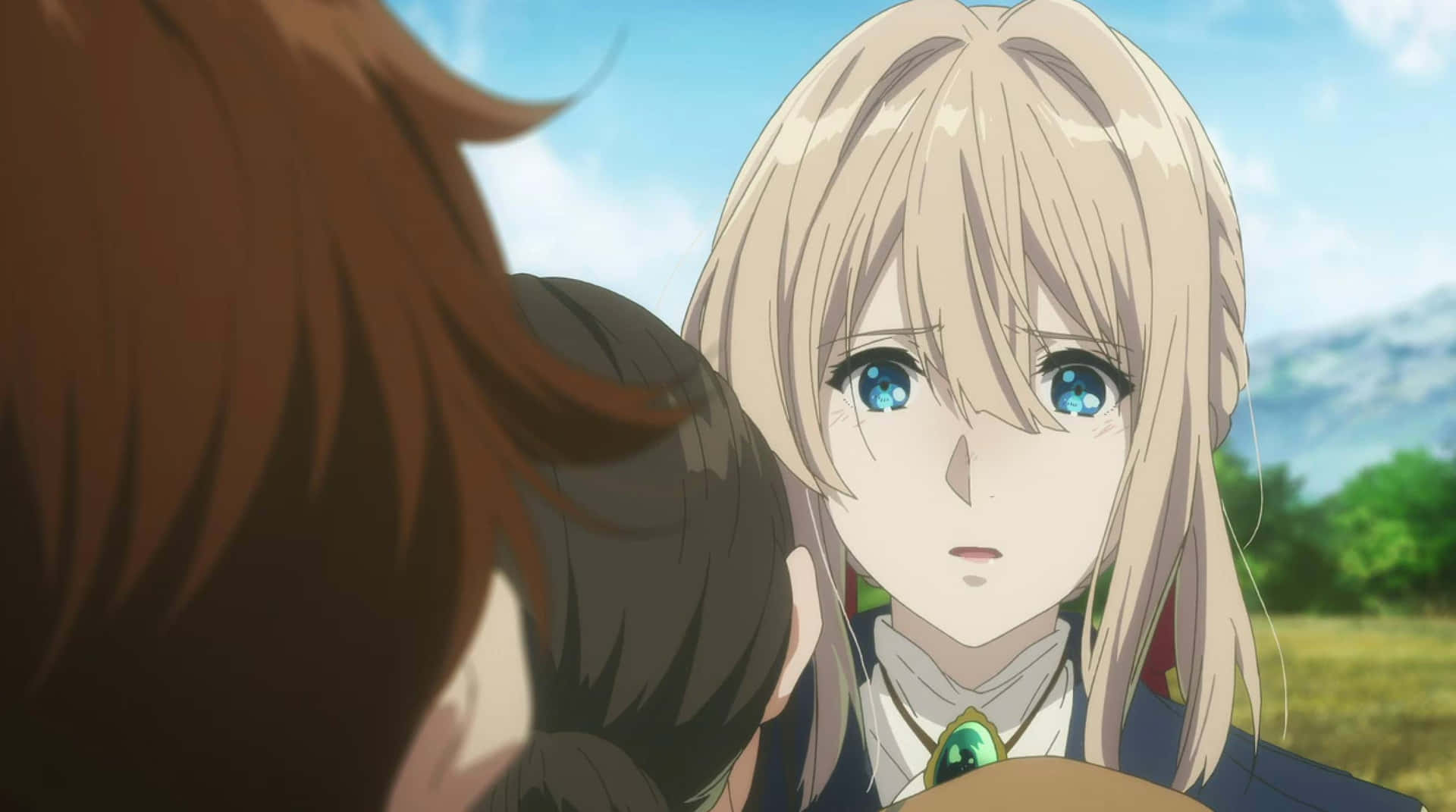 Violet Evergarden Approaching Folks Picture