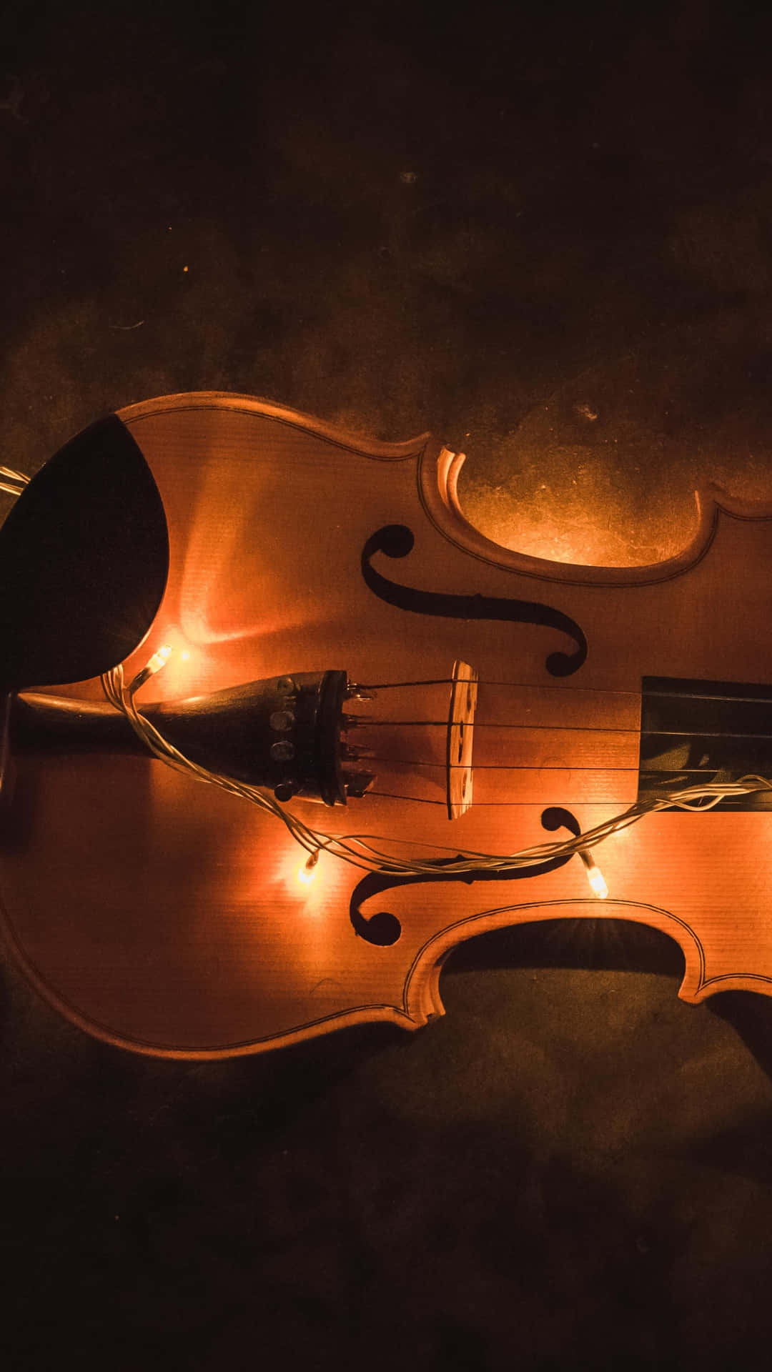 Violinemit Ästhetischen Lichtern Bild