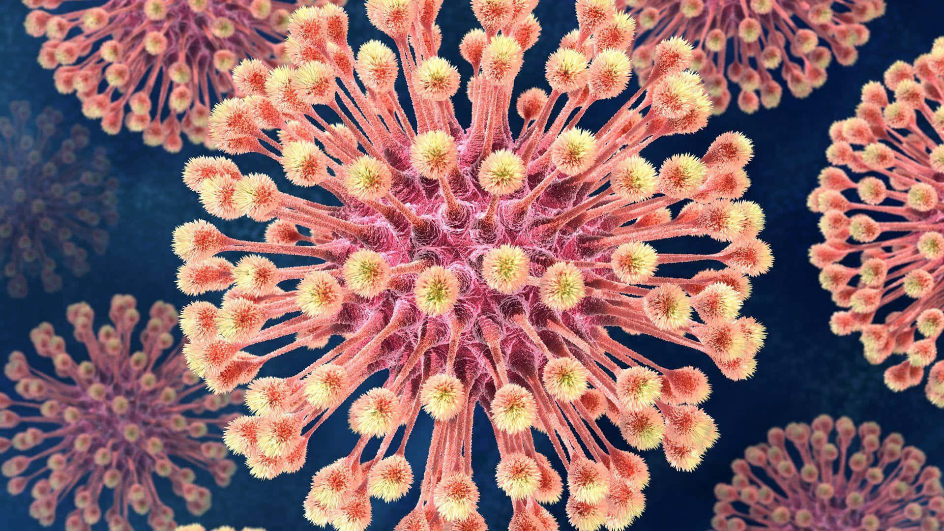Viral Infection Closeup Wallpaper