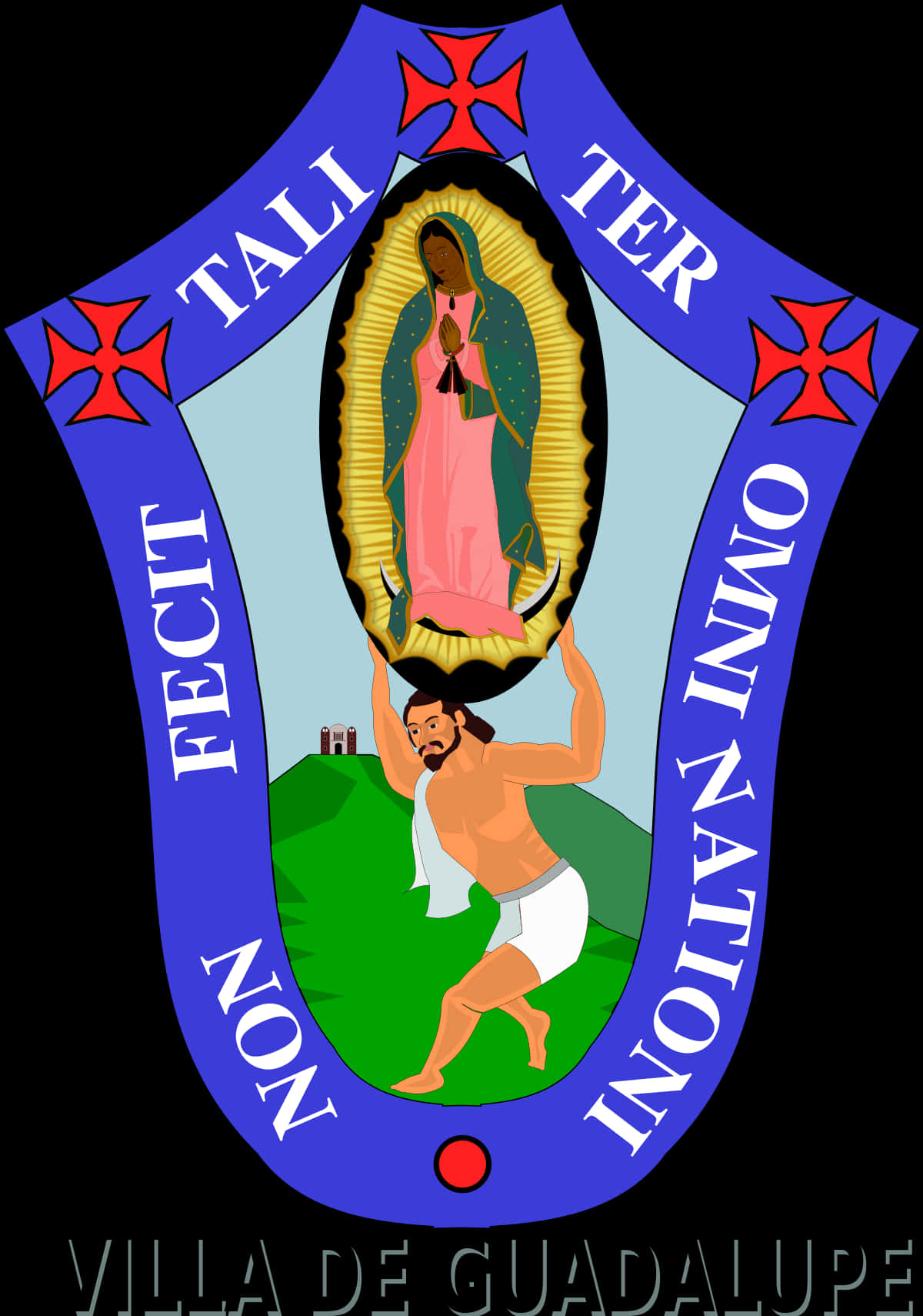 Virgen De Guadalupe Crest Artwork PNG