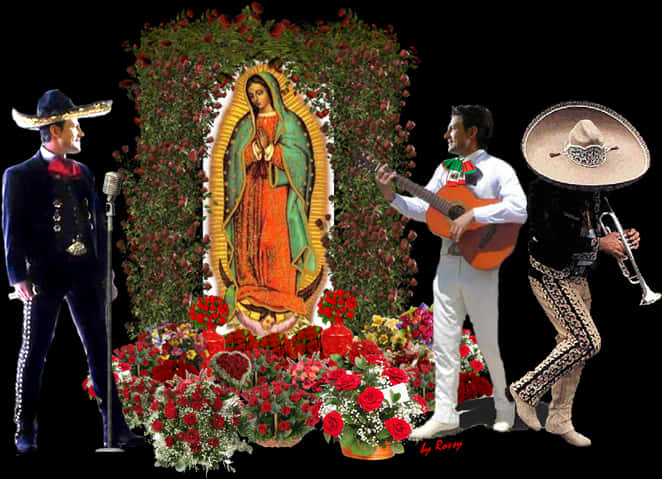 Virgen De Guadalupeand Mexican Culture PNG