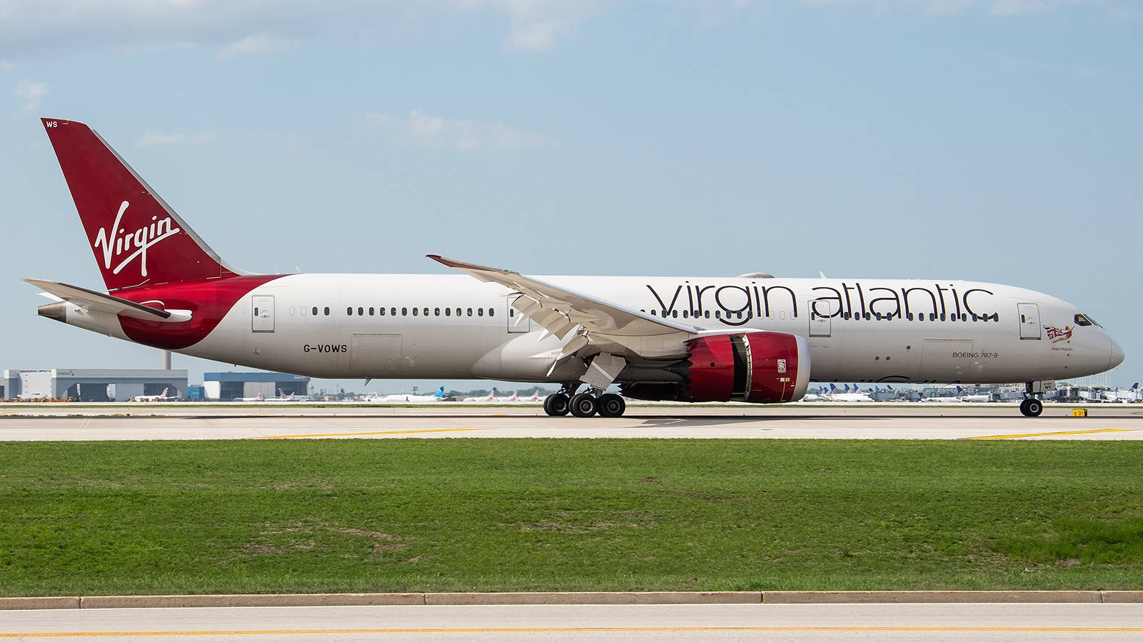 Virgin Atlantic Aviation Preparing To Board Wallpaper