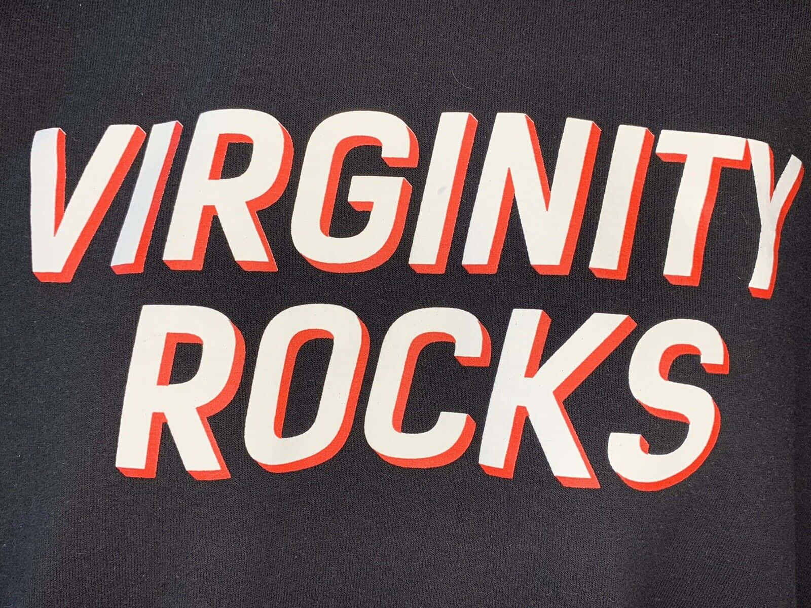 Virginity Rocks Slogan T Shirt Wallpaper