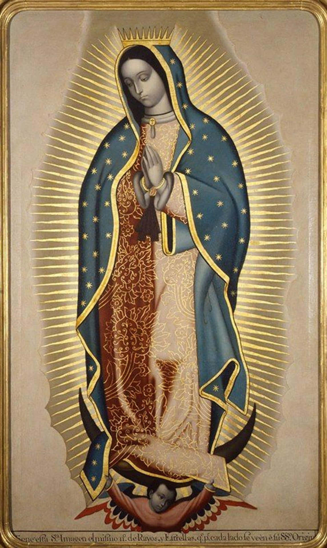 Virginof Guadalupe Iconography Wallpaper