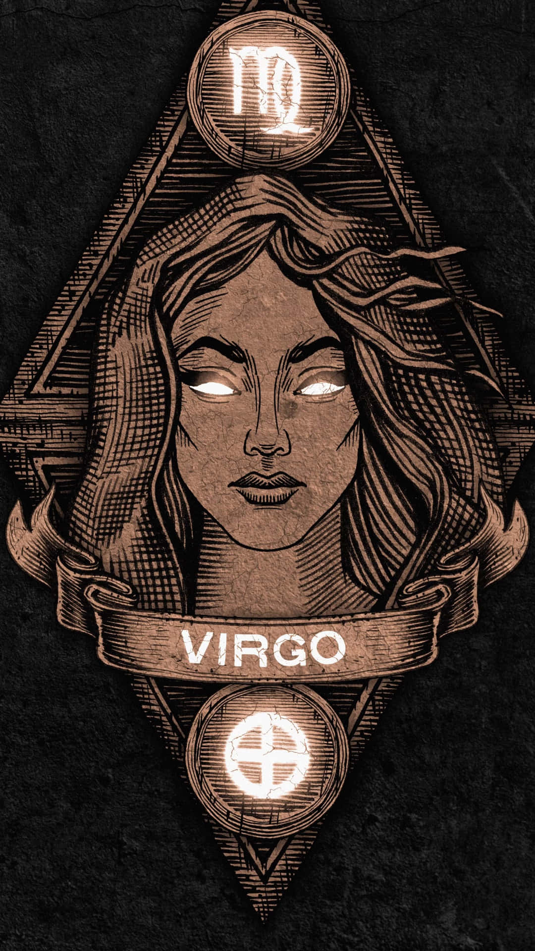The Virgin, symbolizing Virgo the Zodiac sign