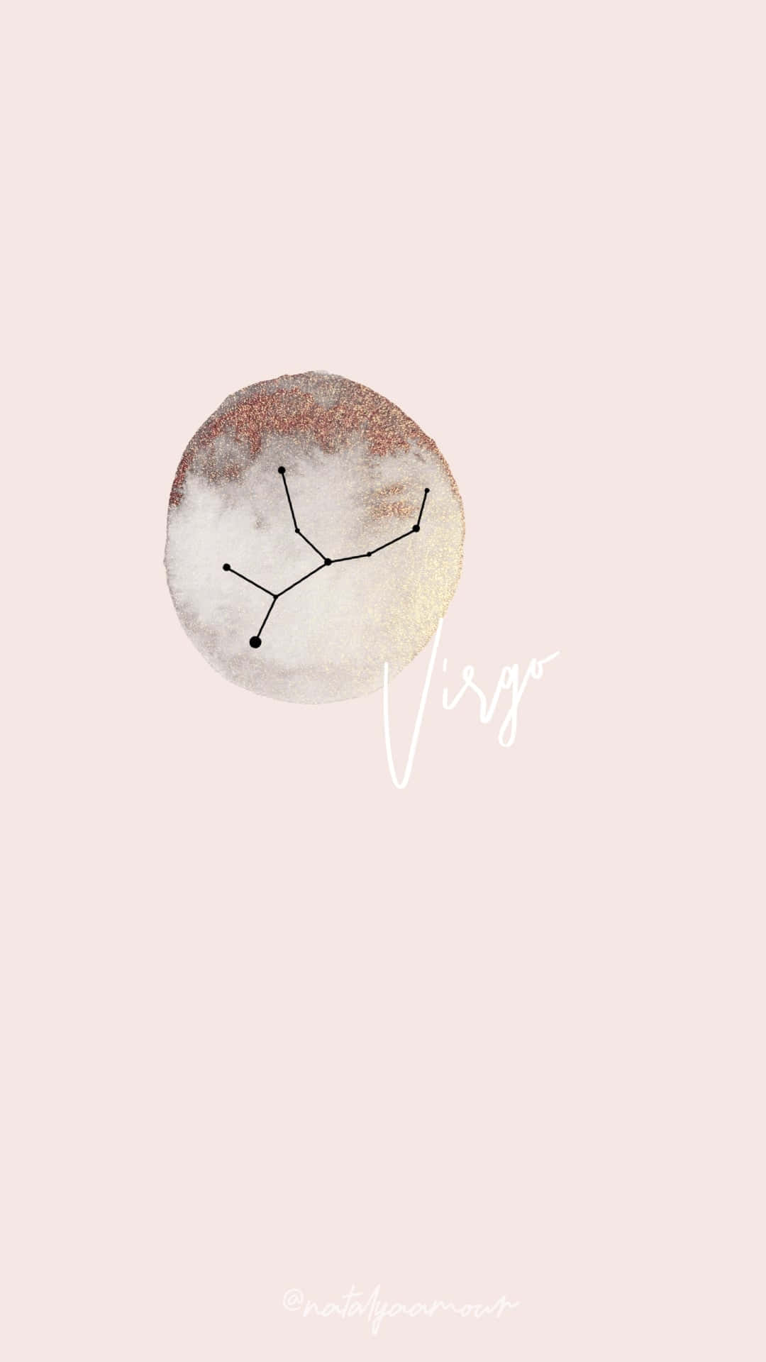 "Stay Peaceful with Virgo Aesthetic" Wallpaper