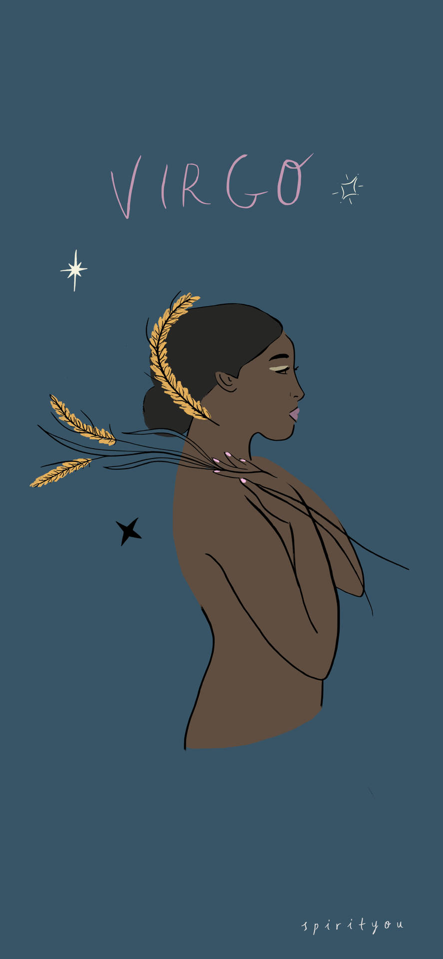Virgo Horoscope Black Woman Wallpaper