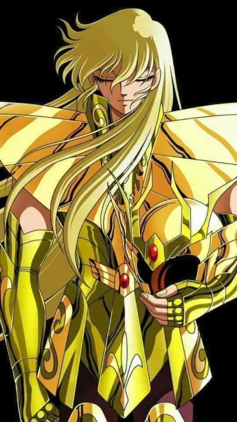 Vierge_ Shaka_ Saint_ Seiya_ Armure_ Dorée Fond d'écran