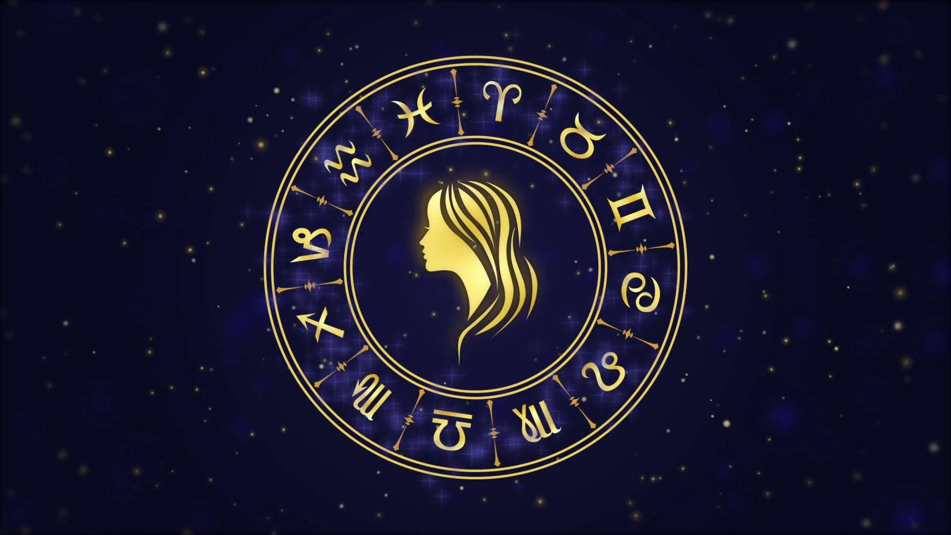 Virgo Zodiac Lady Chart Wallpaper