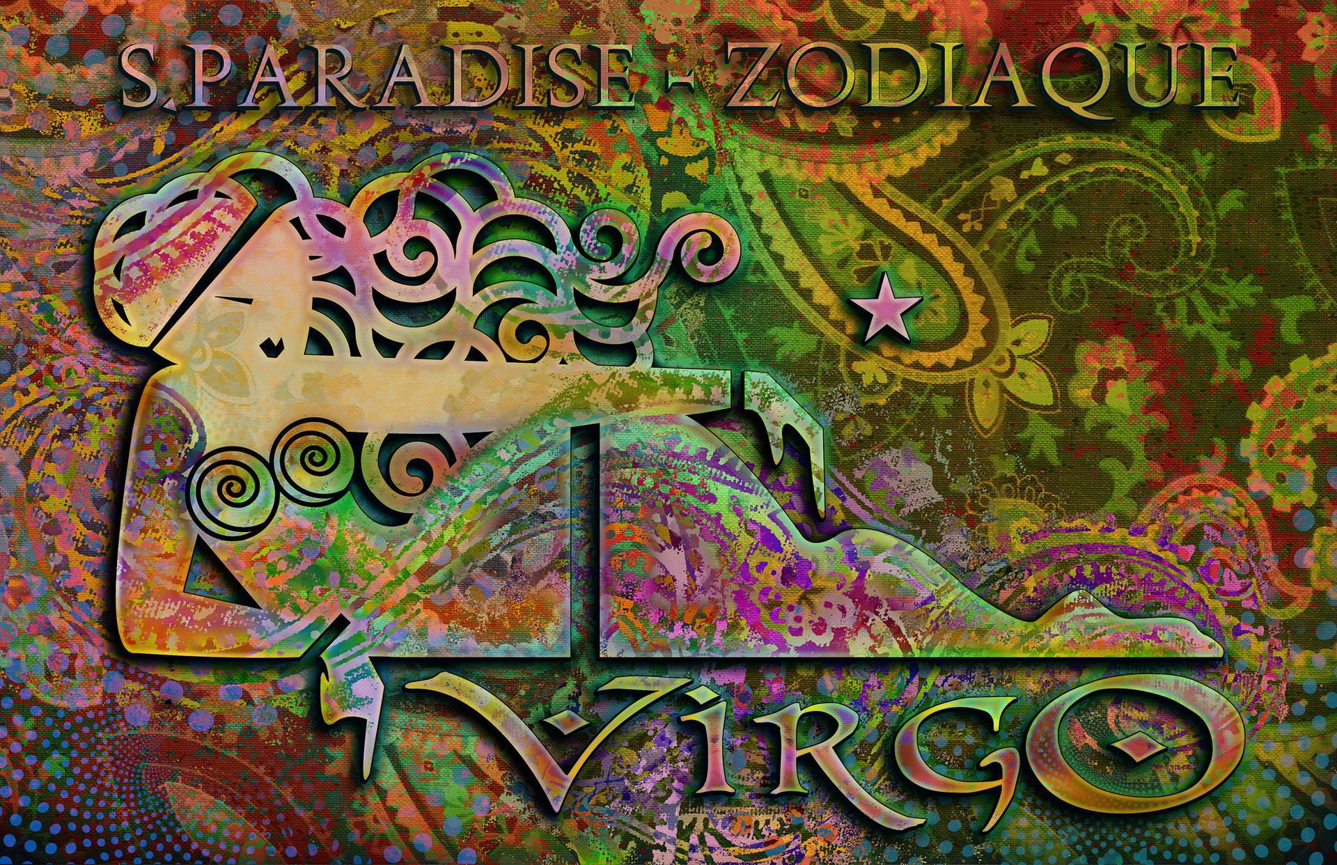 Virgo Zodiac Paradise Wallpaper