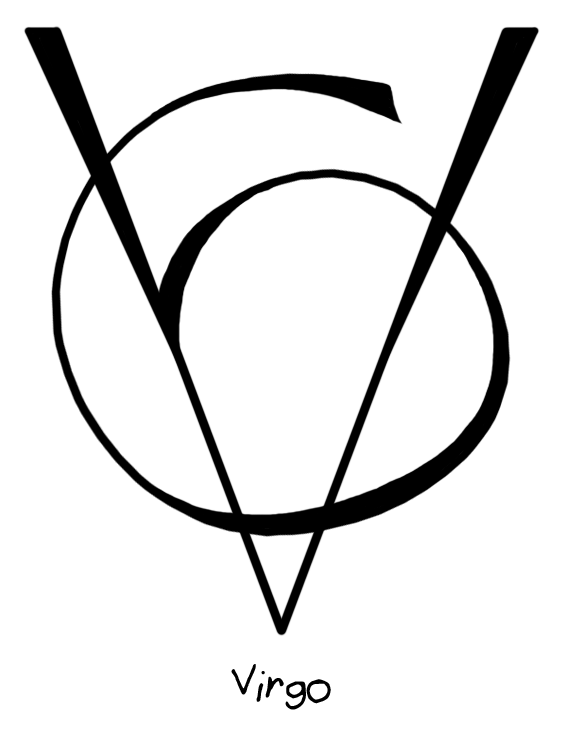 Virgo Zodiac Symbol PNG