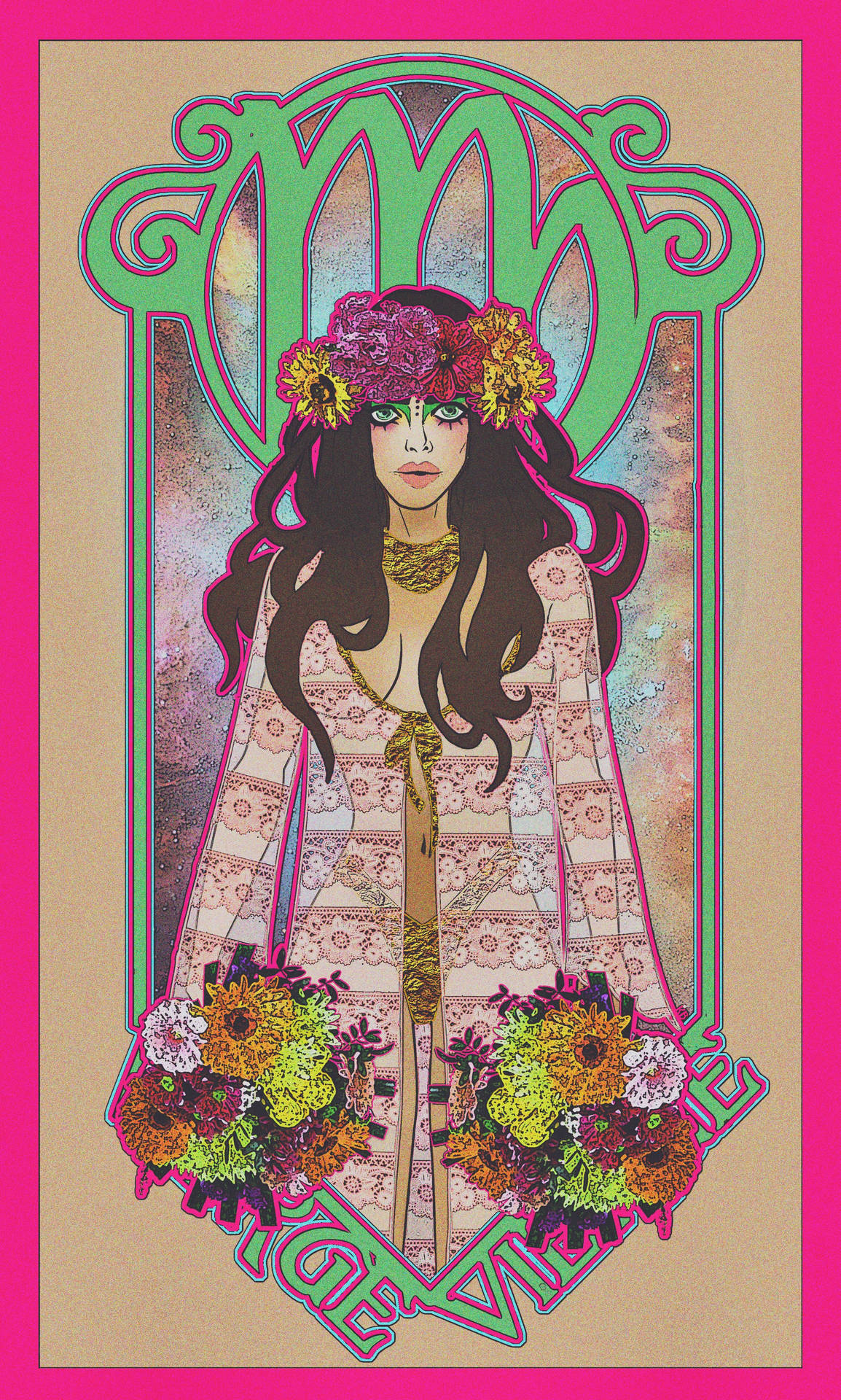 Virgo Zodiac Tarot Card Wallpaper