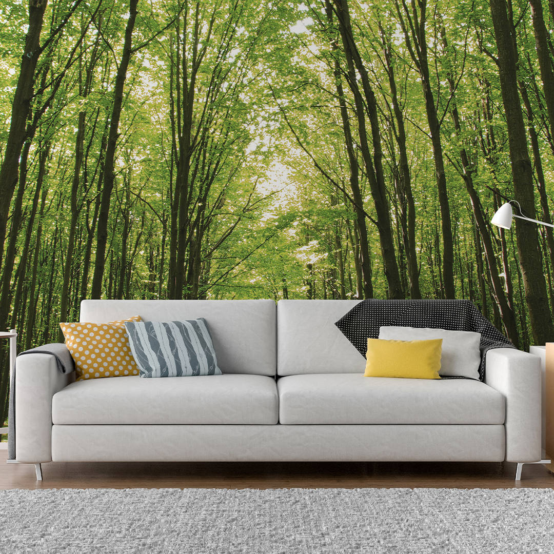 Discover green landscapes with Viridian Wallpaper