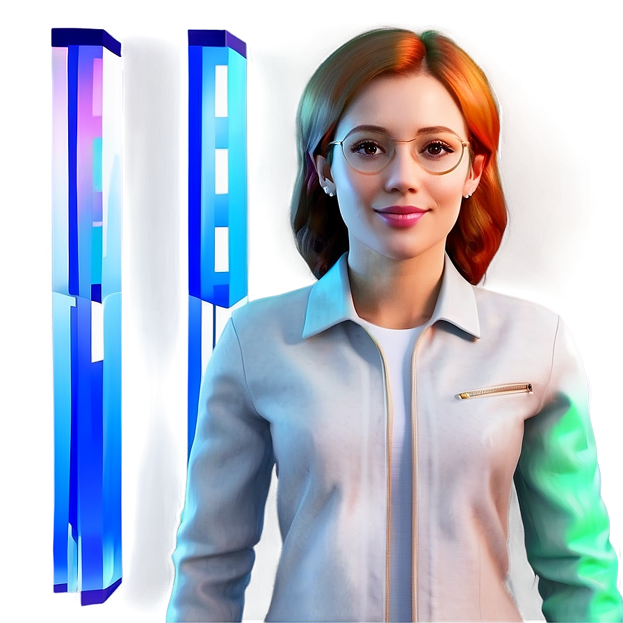 Virtual Avatar Graphic Png Udw70 PNG