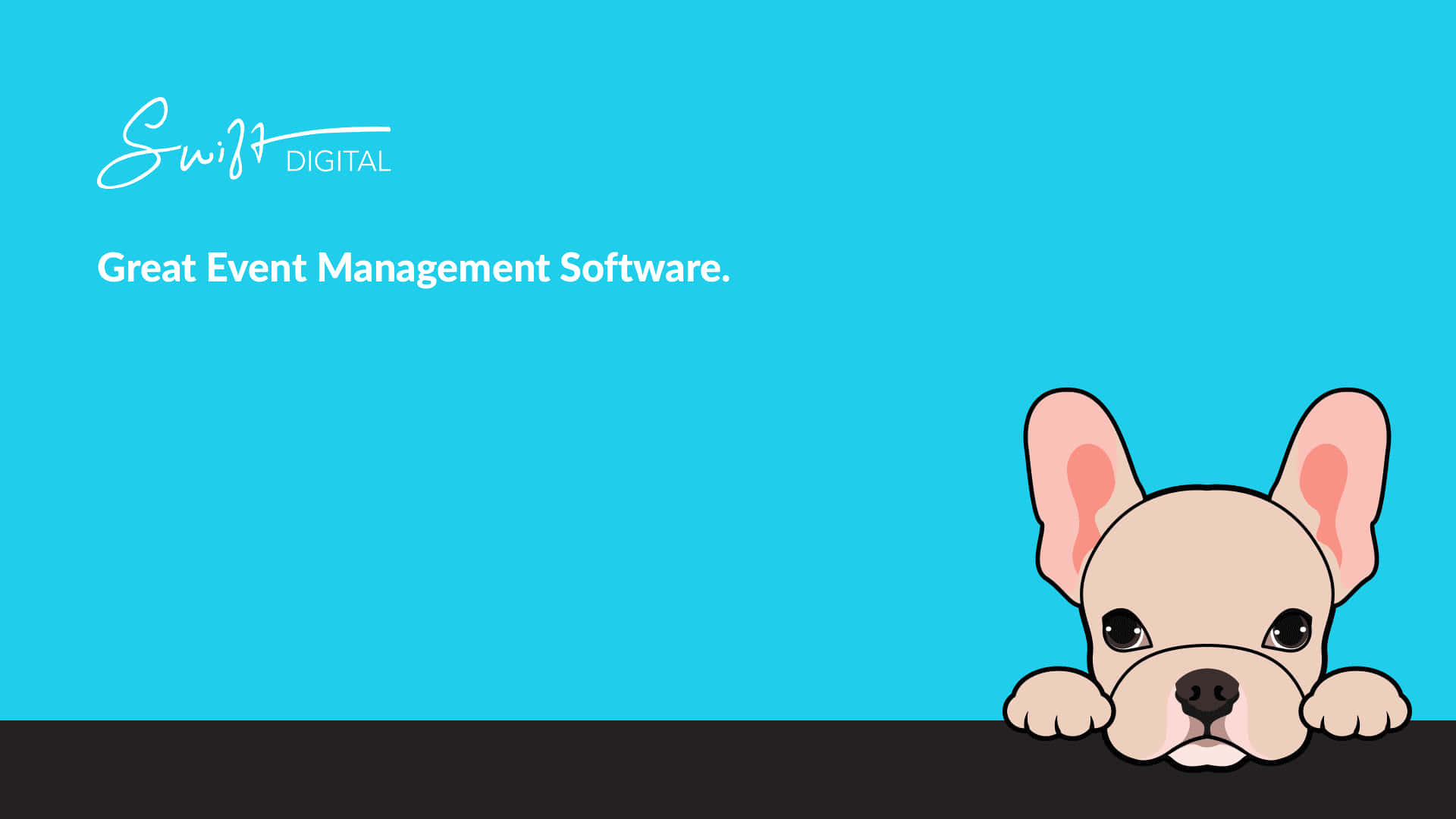 A Dog With The Words Great Event Management Software