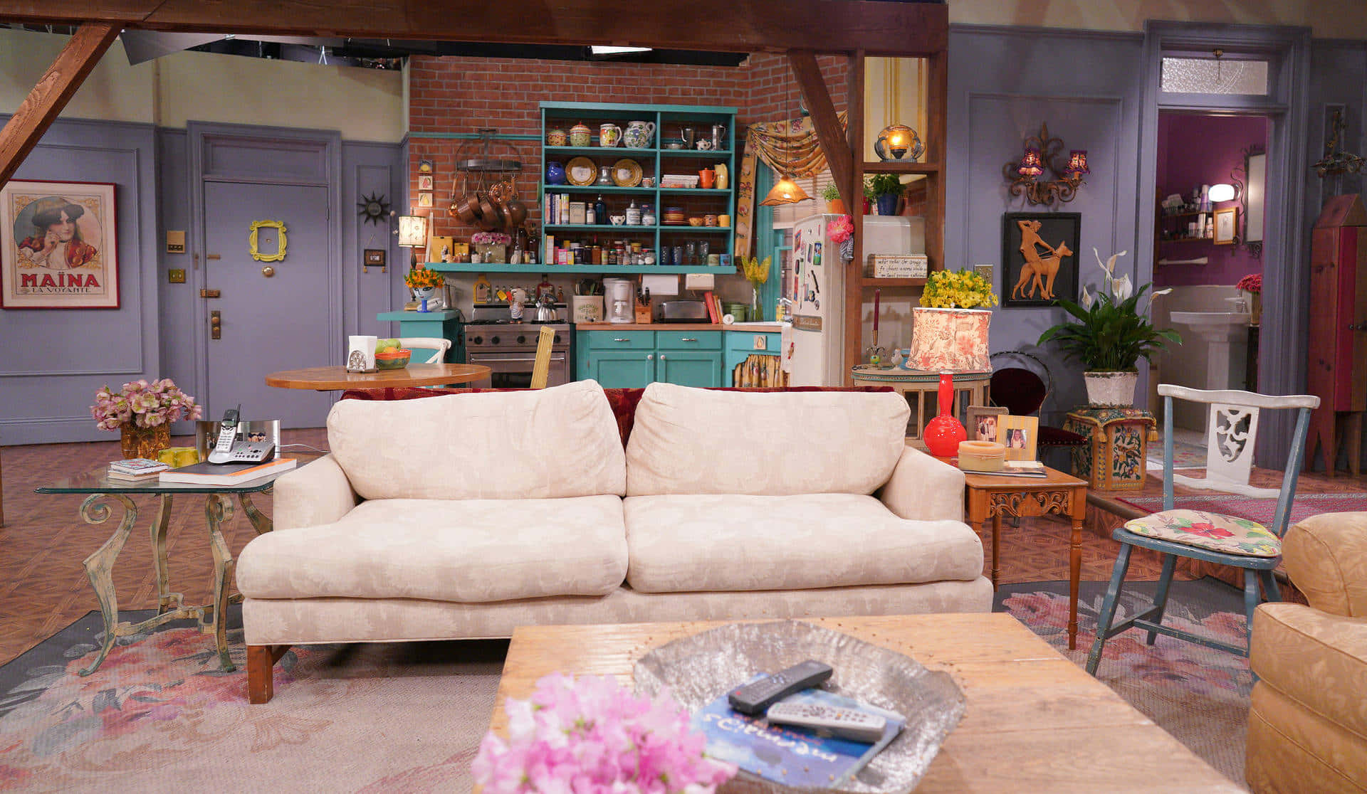Friends Apartment Living Room Virtual Background