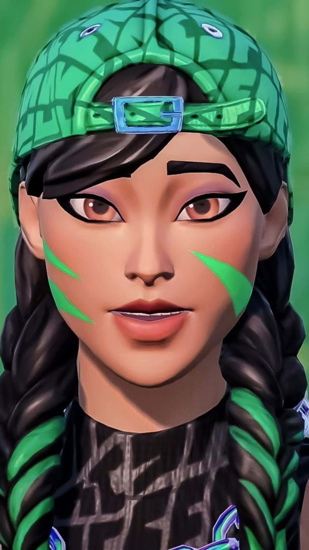 Virtual Gamer Girl Closeup Wallpaper