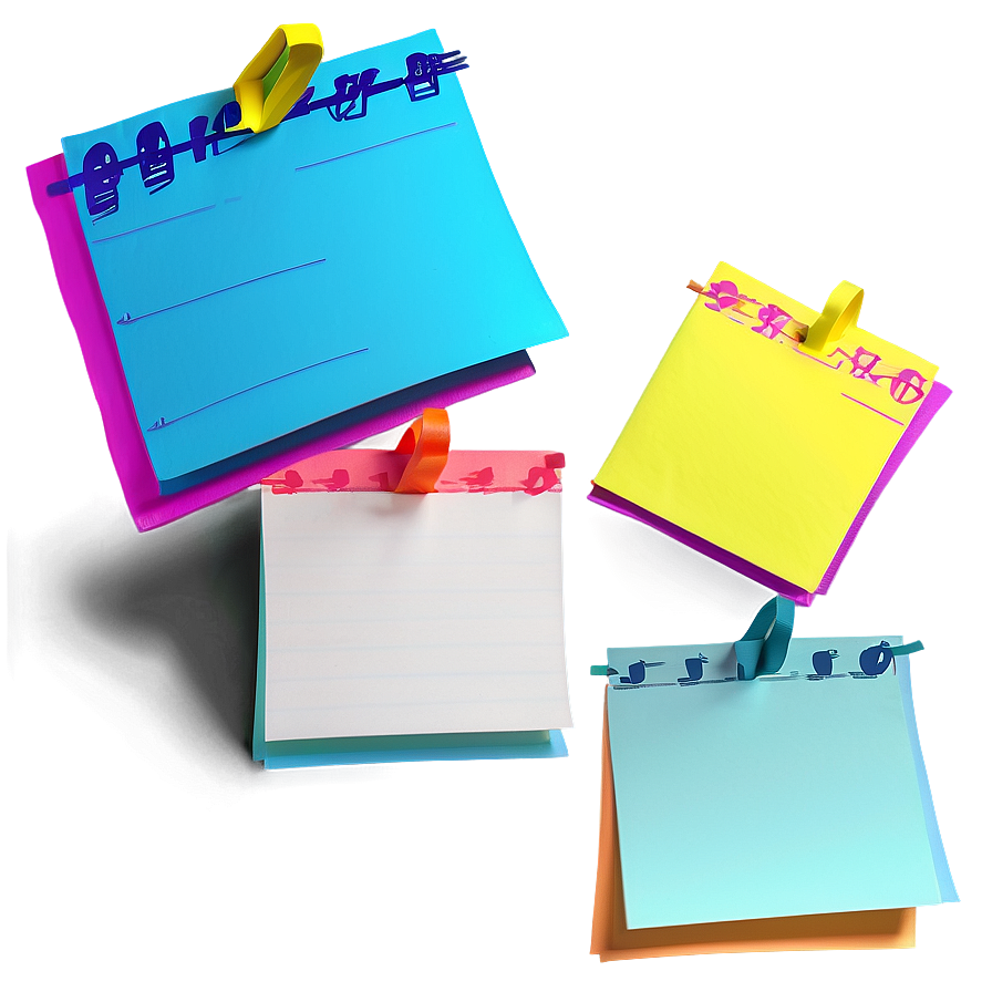 Virtual Post It Note Png 05252024 PNG